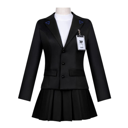 制服風ジャケット×スカート構成のコスプレコスチュームセット
