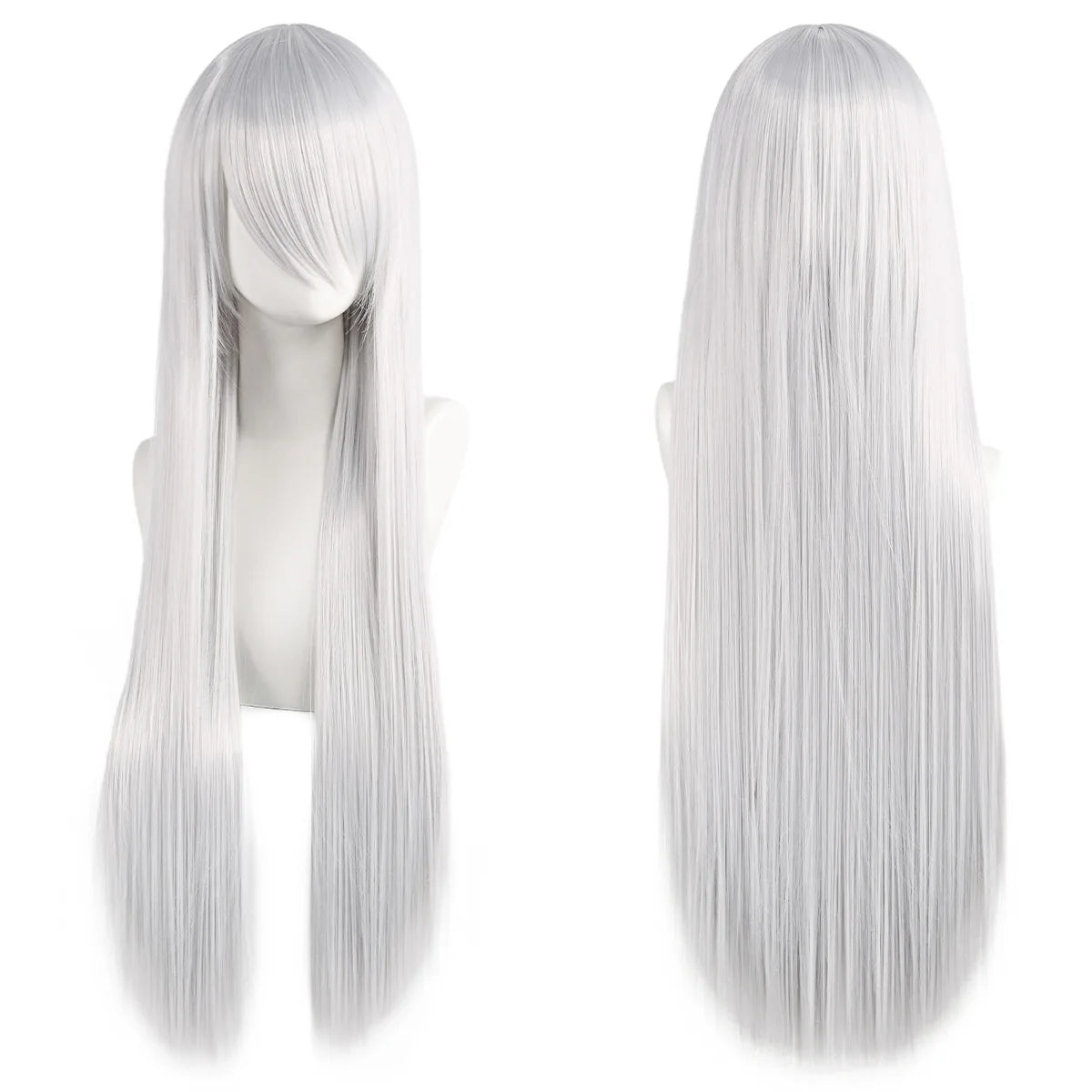 ロングストレートコスプレウィッグ（80cm）