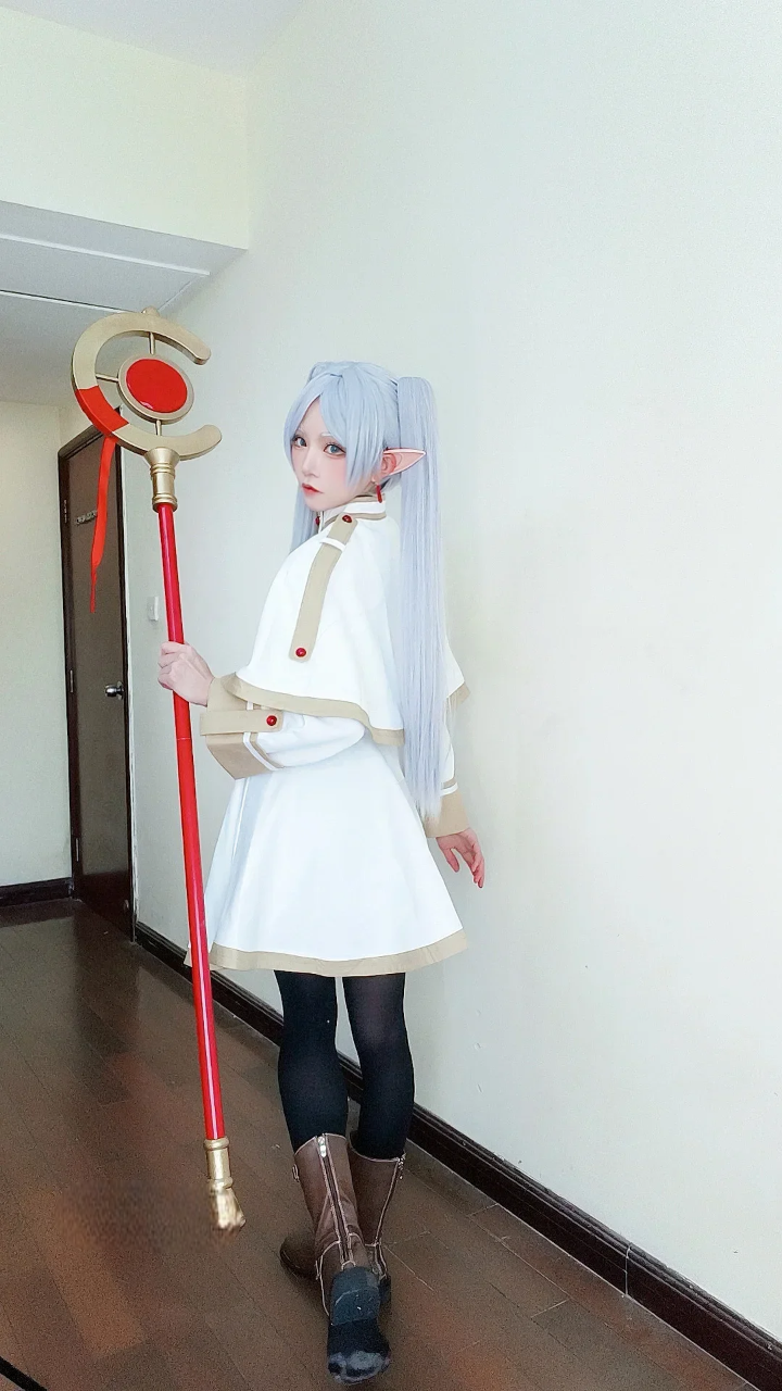 マント付き魔法使いドレス×ウィッグセットのコスプレコスチューム