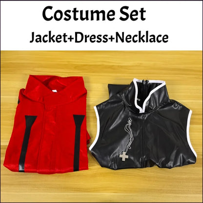 ジャケットデザイン×ドレス構成のキャラクターコスプレセット