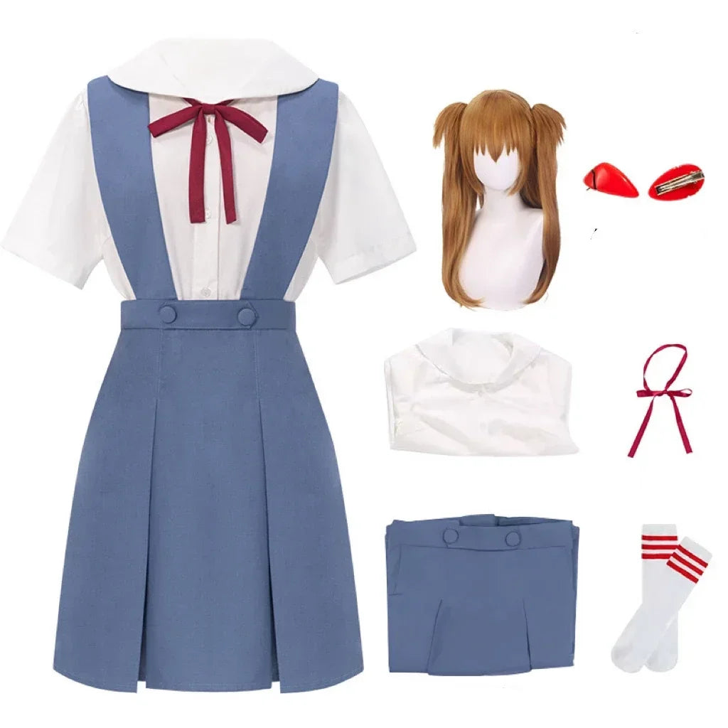制服デザイン×ウィッグ アニメコスプレセット