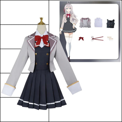 制服デザイン×ヘッドアクセ付きのコスプレコスチュームセット