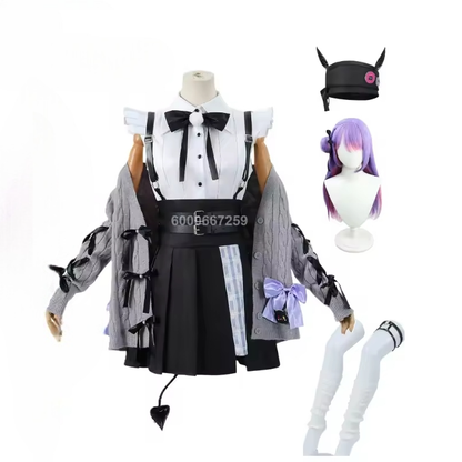 悪魔風デザイン×ジャケット付きスカートのコスチュームセット