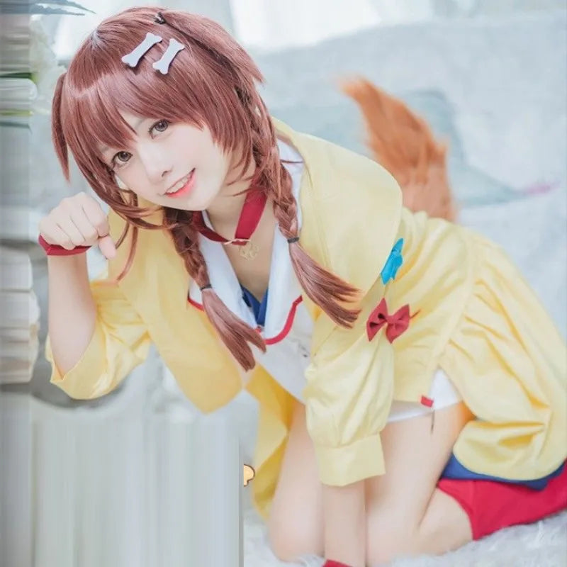 犬風デザイン×コート付きドレスのコスチュームセット