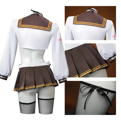 エプロン付き制服コスチュームセット