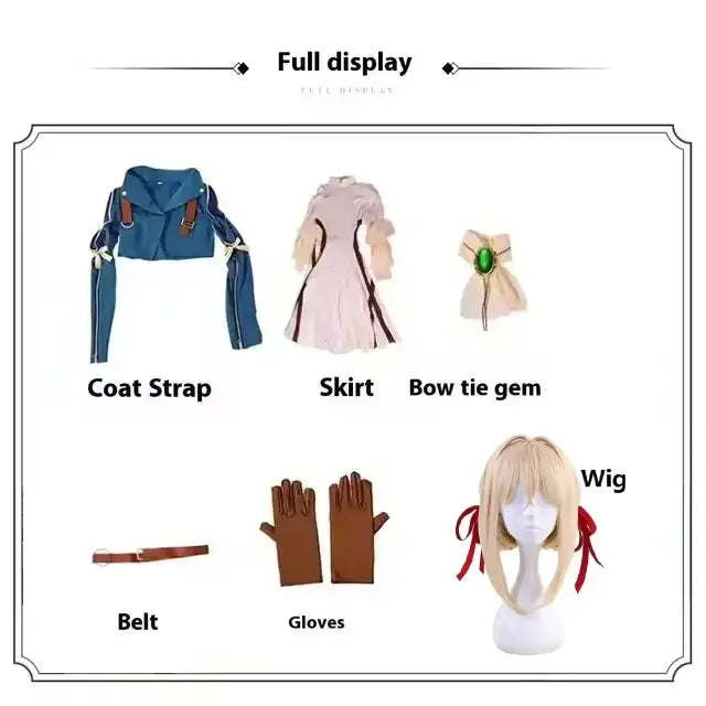 ジャケット付き×ドレス構成のコスプレコスチュームセット