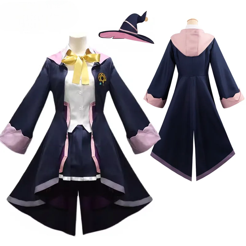 魔女風デザイン×帽子付きのコスプレコスチュームセット