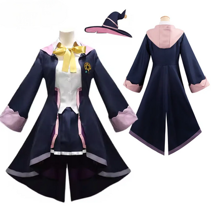 魔女風デザイン×帽子付きのコスプレコスチュームセット