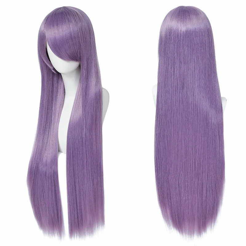 ロングストレートコスプレウィッグ（80cm）