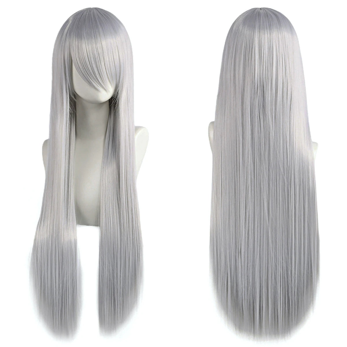 ロングストレートコスプレウィッグ（80cm）