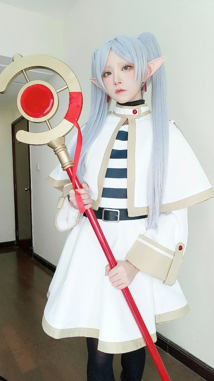マント付き魔法使いドレス×ウィッグセットのコスプレコスチューム