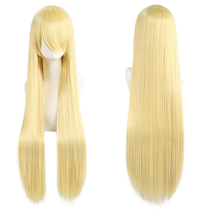 ロングストレートコスプレウィッグ（80cm）
