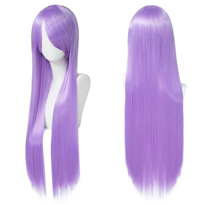 ロングストレートコスプレウィッグ（80cm）