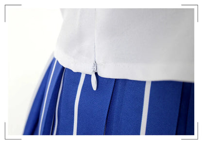 制服風デザイン×スカート構成のコスプレコスチュームセット