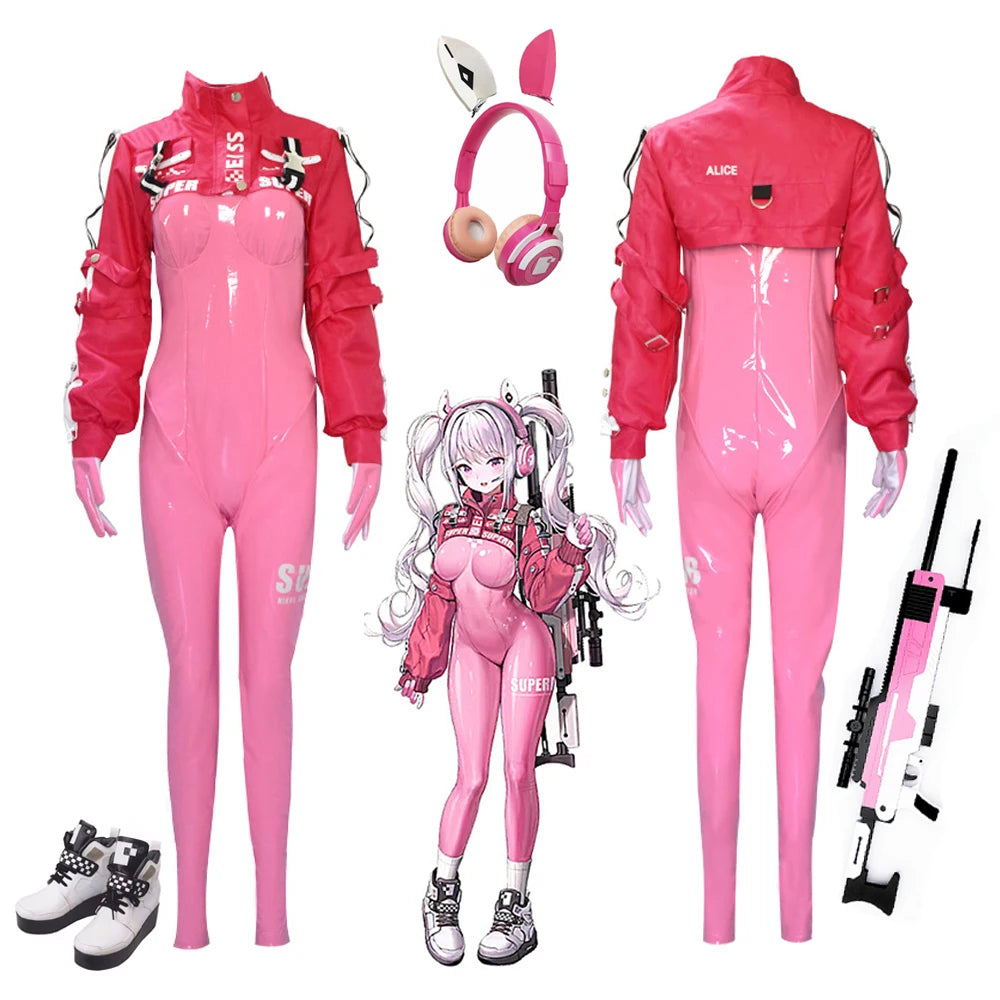全身タイツ一体型×ジャケット付きのコスプレコスチュームセット