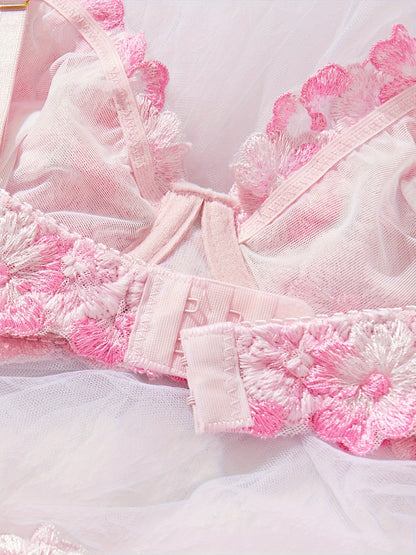 レース大人ランジェリー2点セット