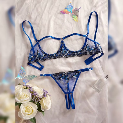 レース刺繍ランジェリーセット エレガント＆セクシーインティメイトウェア