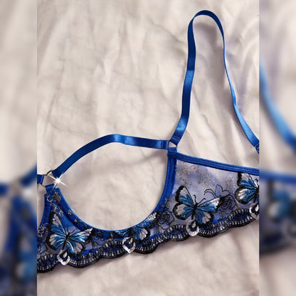 レース刺繍ランジェリーセット エレガント＆セクシーインティメイトウェア