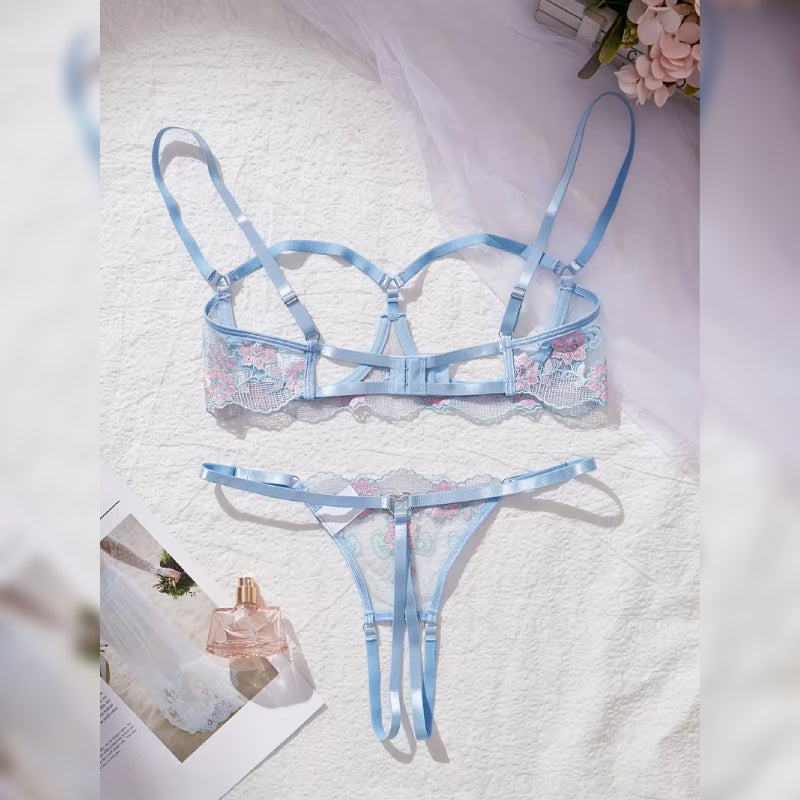 刺繍デザイン ランジェリーセット